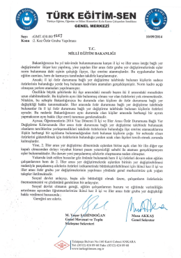 İlgili yazımız i&ccedil;in tıklayınız - T&uuml;rk Eğitim-Sen