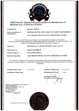 basın&ccedil;lı borular ce