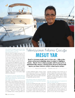 Uzun yıllardır TV programı yapıyorsunuz İlgıyi