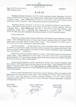 T.C. - Adana B&uuml;y&uuml;kşehir Belediyesi