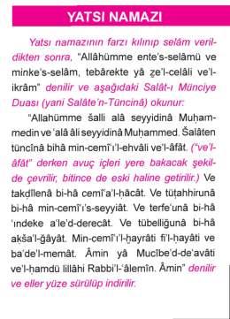 YATSI NAMAZI