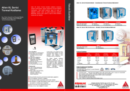Allen XL Serisi Termal Kodlama