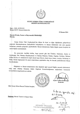 2-) Kuzey Kıbrıs İhracat &Uuml;r&uuml;nleri Broş&uuml;r&uuml;