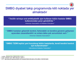 Sınıflama ve Klinik - Türk Diabet Cemiyeti