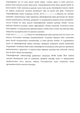 Yükseköğretim son 20 yılda önemli ölçüde değişti. Uzaktan eğitim