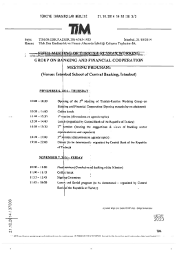 Etkinlik Programı
