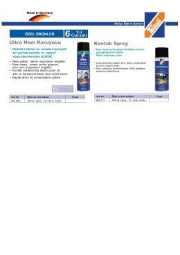 Ultra Nem Koruyucu Kontak sprey