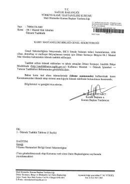 A&ccedil; - T&uuml;rkiye Kamu Hastaneleri Kurumu