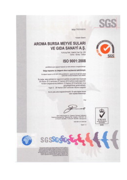AROMA BURSA MEYVE SUILARI VE GIDA SANAYI A.Ş.