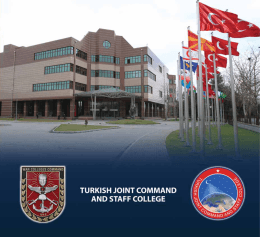 TURKISH JOINT COMMAND AND STAFF COLLEGE