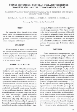 Full Text (PDF) - Turkish Journal of Urology