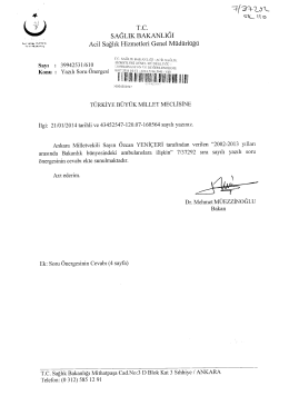 S&uuml;resi Ge&ccedil;tikten Sonra Gelen Cevap