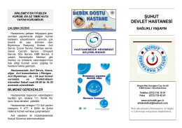Broşür2014 - Şuhut Devlet Hastanesi