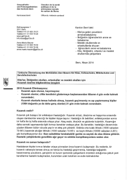 Gesundheits- Direction de la santé und Fürsorgedirektion publique