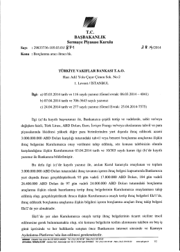Özel Durum Açıklaması 29.04.2014-1-Ek