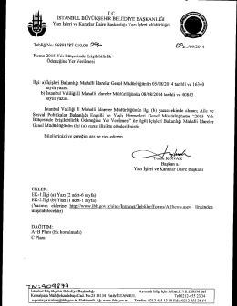 OneTouch 4.6 Scanned Documents - İstanbul Büyükşehir Belediyesi