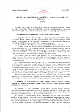Hazine M&uuml;steşarlığındarı NO: lLlca&eacute;f MM 22.05.2014