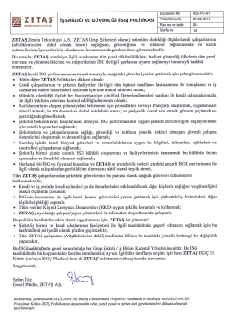 isG - Zetaş Zemin Teknolojisi A.Ş.