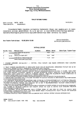 Eskişehir Osmangazi &Uuml;niversitesi Hastanesi