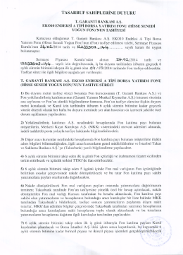 buradan - Garanti Bankası