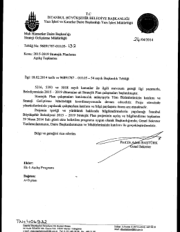 OneTouch 4.6 Scanned Documents - İstanbul Büyükşehir Belediyesi