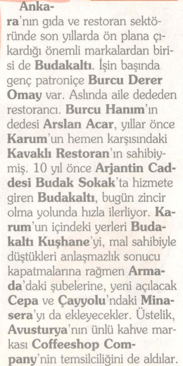 Anka ra`nın gıda ve restoran sekt&ouml;