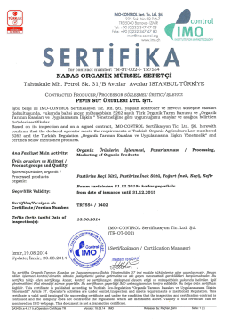 M&uuml;rsel Sepet&ccedil;i Nadas Organik