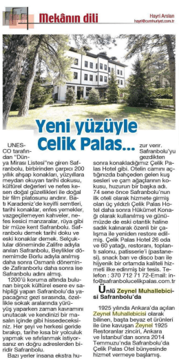 12-2014 Cumhuriyet Turizm