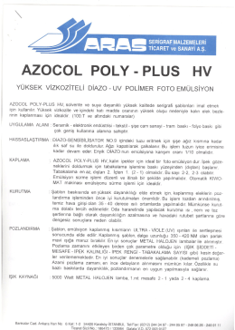 AZOCOL POLY - PLUS HV
