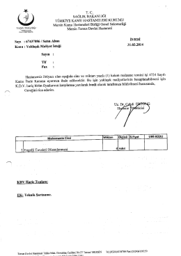TÜRKİYE KAMU HASTANELERİ KURUMU m y V m y. . __ ` Mersin