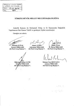 türkiye büyük millet meclisi başkanlığına