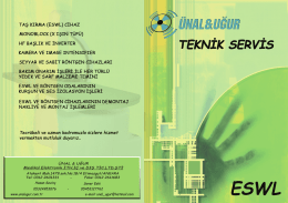 ESWL Katalog - Ünal Uğur Medikal