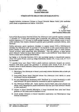 Page 1 . ,_ A. Levent TUZEL Istanbul Milletvekili TÜRKİYE BÜYÜK