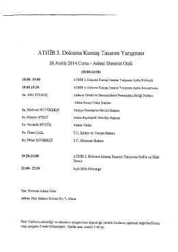 Program (2 sayfa)