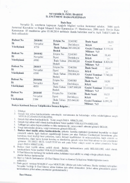 T.c. - Nevşehir il &ouml;zel idare