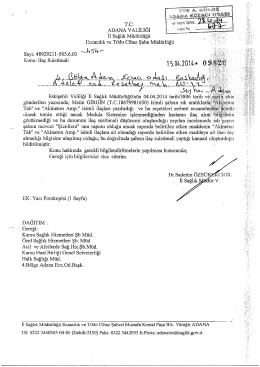 gelen yazı i&ccedil;in tıklayınız