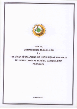 2015 tel direk protokol&uuml;