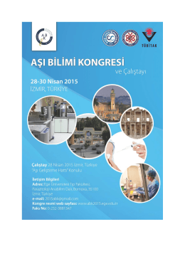ı.Aşı BiLiMi KONGRE-si