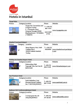 Hotels in Istanbul