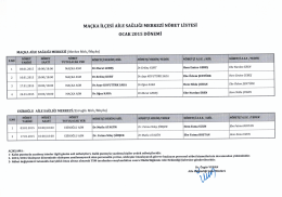 11.ma&ccedil;ka n&ouml;bet listesi