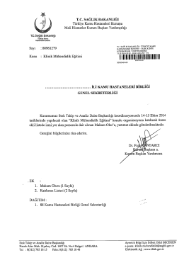 A&ccedil; - T&uuml;rkiye Kamu Hastaneleri Kurumu