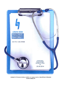 2014 - 03 Faaliyet Raporu