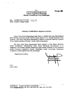 Gelir İdaresi Başkanlığı Hukuk ve İhtilaflı İşler Grup Müdürlüğü