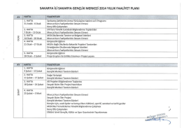 SAKARWÄ İLİ SQKARYÅ GENÇLİK MERKEZİ 2014 `ı"lLLII