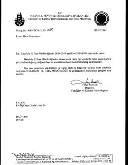 OneTouch 4.6 Scanned Documents - İstanbul Büyükşehir Belediyesi