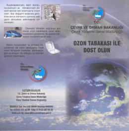 Ozon Tabaksı İle Dost Olun - &Ccedil;evre Y&ouml;netimi Genel M&uuml;d&uuml;rl&uuml;ğ&uuml;