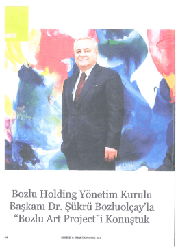 Page 1 Page 2 :isükrü Bey merhaba, Bozlu Holding çok güzel bir bi
