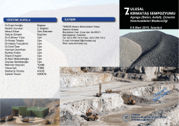 &Ccedil;imento Madenciliği (Beton, Asfalt),