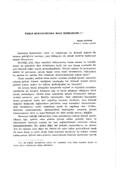 VERGİ HUKUKUMUZDA MALİ İŞTİRAKLER [il]