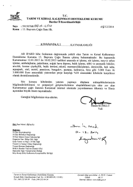 13.Başvuru Çağrı İlanı